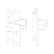 Aluminium-Schutzbeschlag S 52 - SBS-ALU-S52-WE-PZ-72-12-F1/SILBER - 2