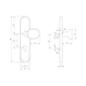 Aluminium-Schutzbeschlag KS 65 - SBS-ALU-KS65-ES1-WE-PZ-72-12-F1/SILBER - 2