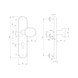 Aluminium-Schutzbeschlag S 62 - SBS-ALU-S62-ES1-WE-PZ-72-12-F1/SILBER - 2
