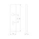 Aluminium-Schutzbeschlag S 52 - SBS-ALU-S52-WE-PZ-72-12-F1/SILBER - 3