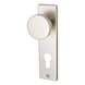 Short plate lever/handle set AL20/1 - DH-ALU-AL20/1-CH-SHORTPLT-CK-F2-NSILVER - 1