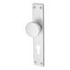 Long plate lever/handle set AL11/1 - DH-ALU-AL11/1-CH-LONGPLT-CK-F1-SILVER - 1