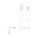 Heating pipe rack, type 2 - SLIDBEAR-(HDG)-ED273,0-TYPE2-PG3-45DG - 3