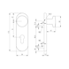 Aluminium-Schutzbeschlag S 15 - SBS-ALU-S15-ES1-WE-PZ-72-12-F1/SILBER - 2