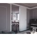 Cerniera invisibile regolabile  3D K6360-45 - 3