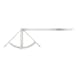 Alpha square for carpenters, formwork setters and staircase builders - PROTRSQUAR-A2-L800-W320MM - 1