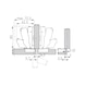 Concealed hinge Tiomos 155 Click-on PLUS - 2