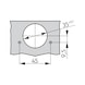 Concealed hinge Tiomos 155 Click-on PLUS - 2