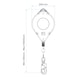 Dispositivo anticaduta retrattile HSG 1000 STEEL - 2