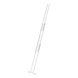 Aluminium combination ladder with rungs - MULTIPURPLDR-3PCS-ALU-3X12RUNGS - 3