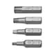 Square bit assortment, 4 pcs. Square bit assortment, 4 pcs.
