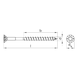 ASSY<SUP>®</SUP> 3.0 chipboard screw with head recess - SCR-CS-MPK-WO-HDH-AW30-(A3K)-6X60/37 - 2