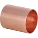 Sliding sleeve, with solder connection on both sides EN1254, copper, 5270S - 1