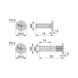 Fastener Screw and Connector - JG 2 TOR M4X14 2 TUER M4X29 - 2