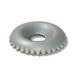 Fastener Serrated Staple - GRAPA TRASERA DENTADA ZINC - 1