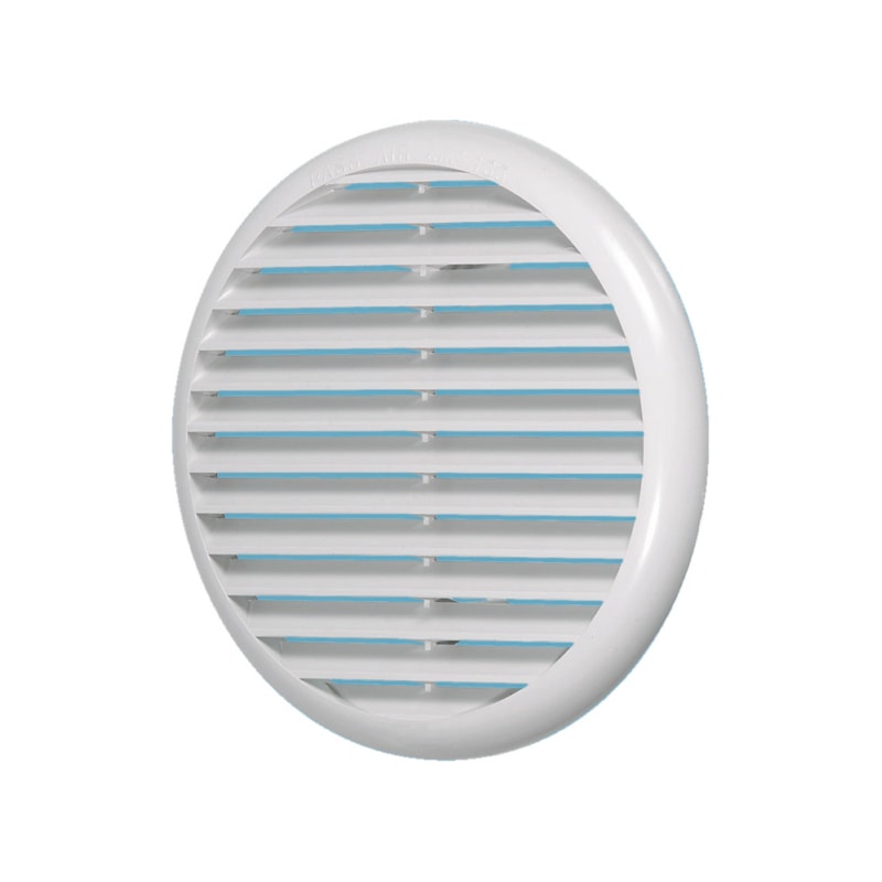 QUARKZMAN 24Pz Griglia Di Ventilazione Inox In Acciaio 50mm/2" Griglia Di Ventilazione Rotonda Per Bagno Casa, Ufficio, Cucina, Armadio, Guardaroba, Bianco - 4