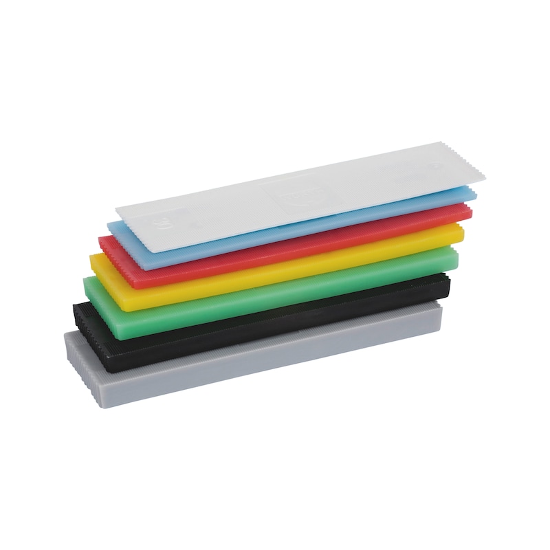Relaxdays entretoise en Plastique, Lot de 288, Cales de vitrage en 6