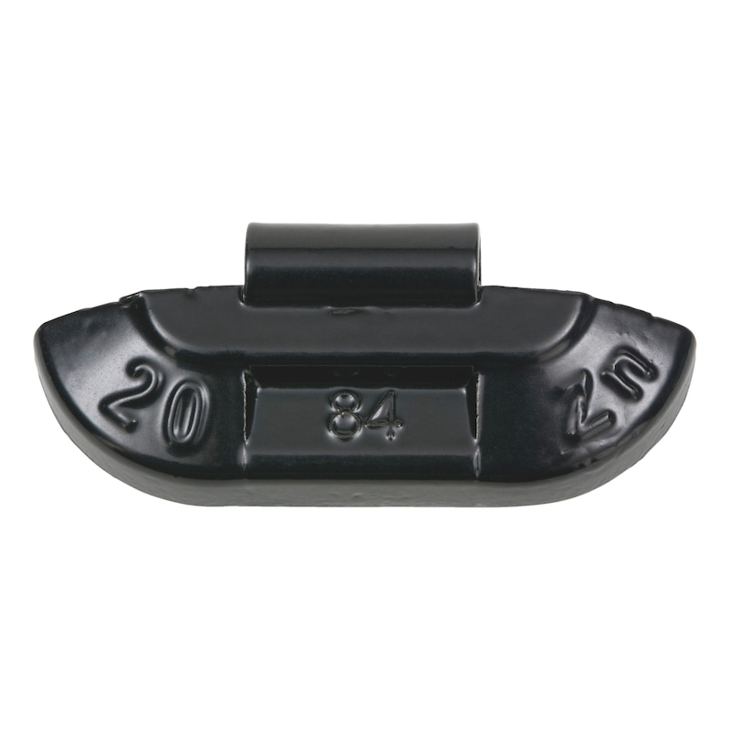 Masse d'équilibrage clipsable zinc jante acier voiture type 84 B