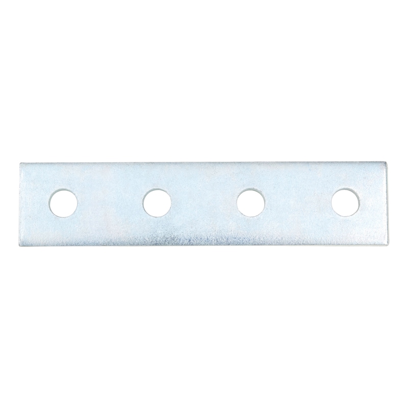 Eclisse plate Varifix droite avec 4 trous pour rail/équerre