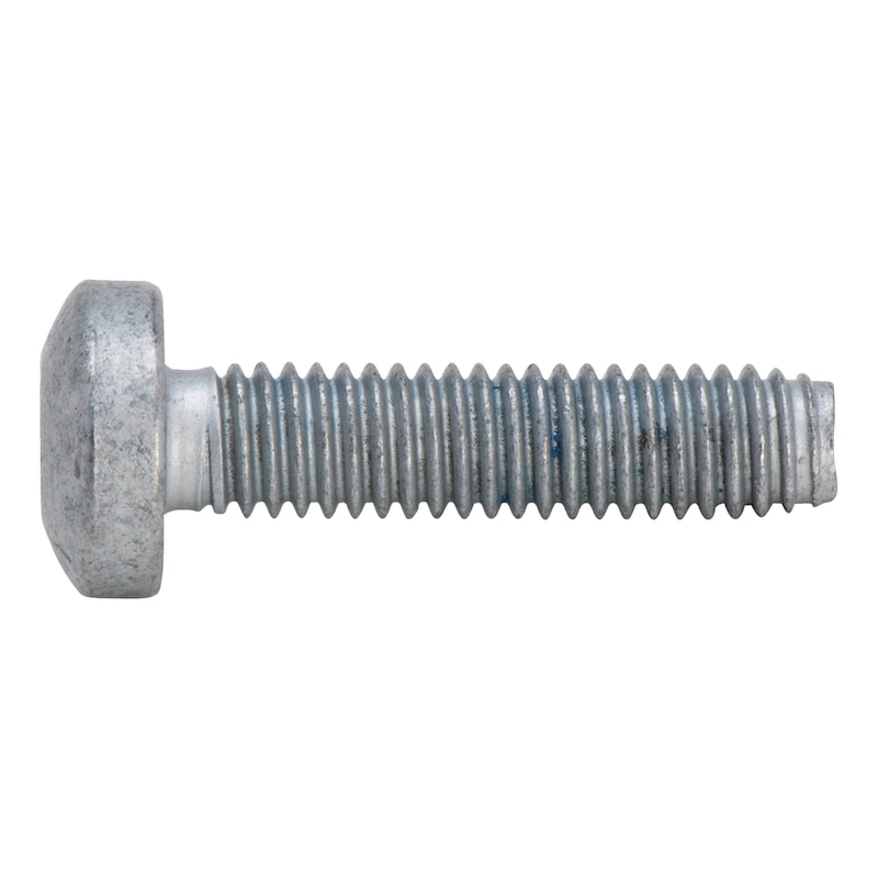 Vis autoformeuse GEFU - tête cylindrique bombée - acier 10.9 - zinc lamellaire (ZFSHL) - empreinte TX