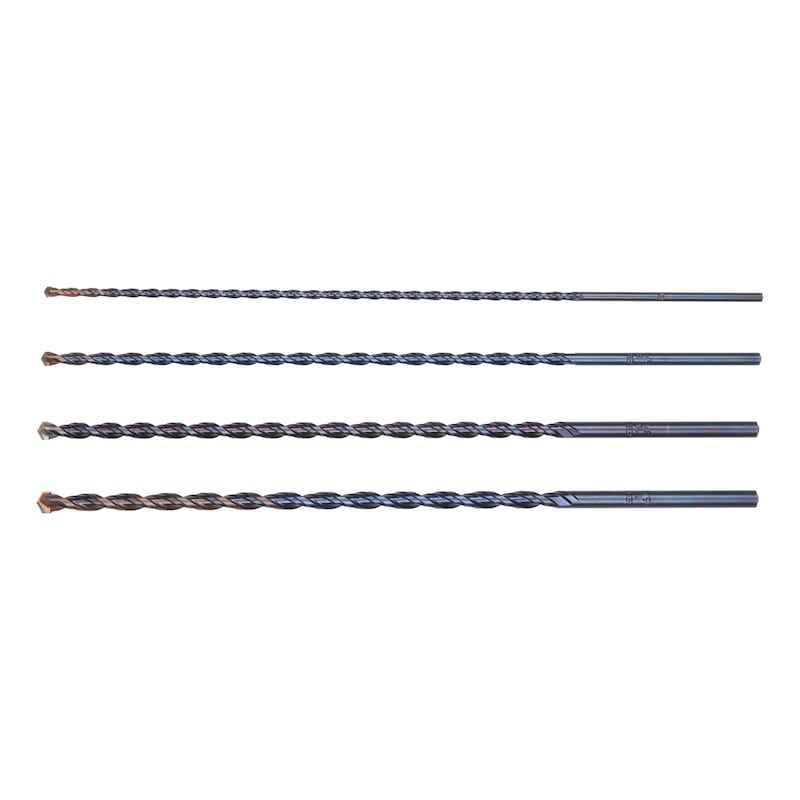 Jeu de 4 forets multi-matériaux MFD-S à queue cylindrique