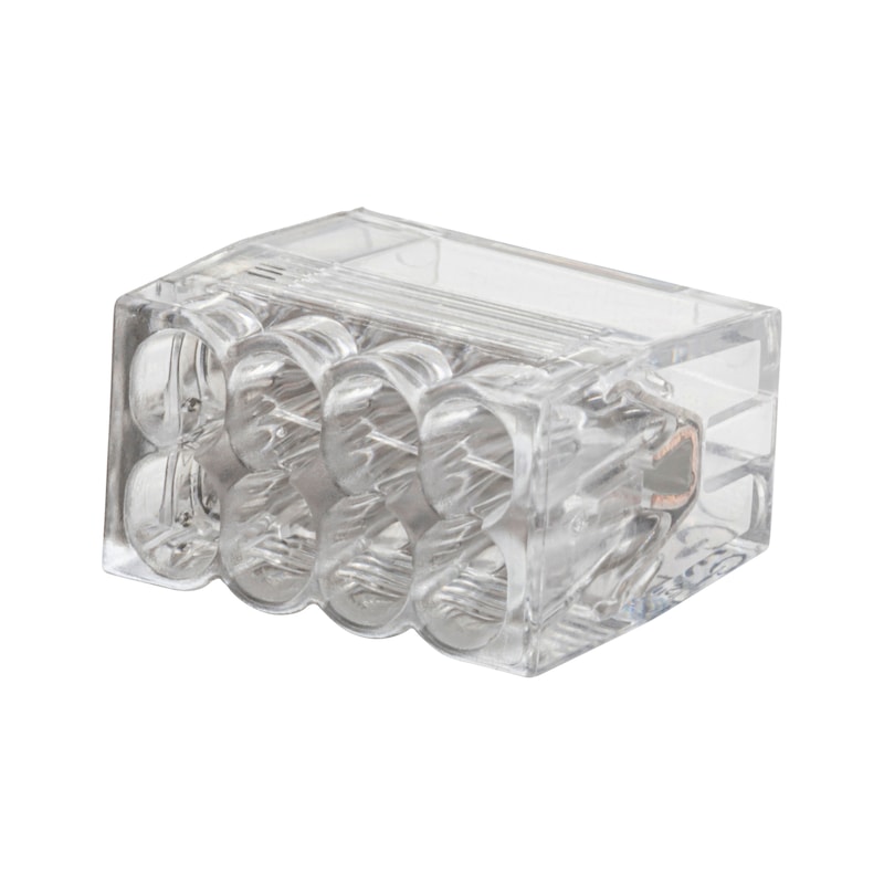 ELMO<SUP>®</SUP> tilslutningsklemme, skrueløs, kompakt til enkelttrådede, stive kobberledere