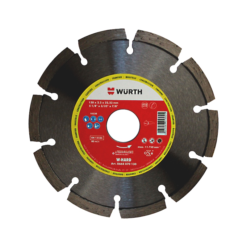 Disque diamant pour béton, hourdis, trottoir