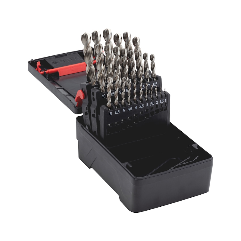 Coffret de forets métal HSS DIN 338 Type RW - 25 pcs - Syska