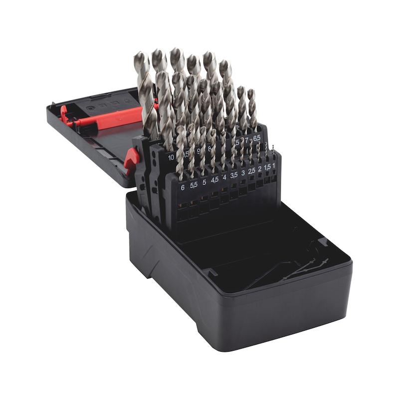 Coffret de forets métal HSCo DIN 338 OXID - 25 pcs - Syska