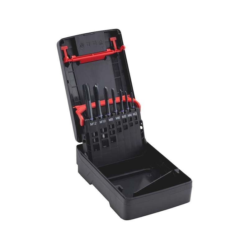 Coffret de tarauds machine HSCo pour trou débouchant - M3-M12