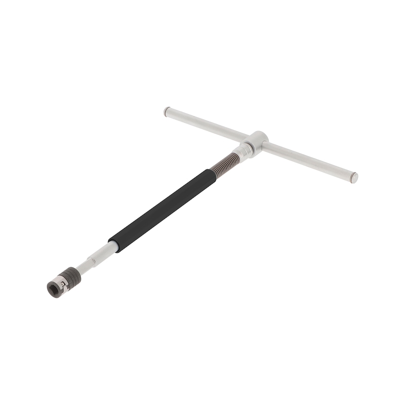 Clé en T - 2 en 1 - pour douilles et embouts 1/4