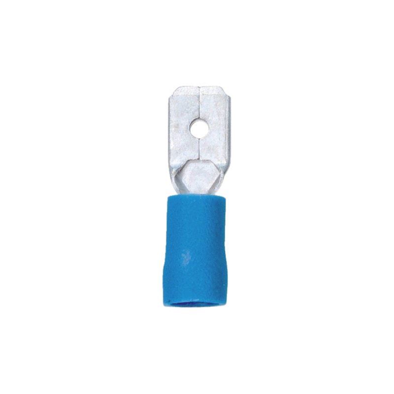 
Crimp cable lug, blade connector PVC-insulated
