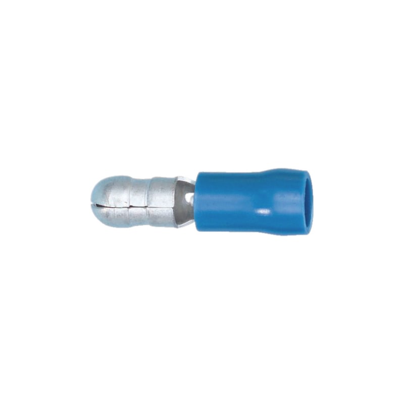Cosse électrique cylindrique isolée à sertir - Ø4 ou 5 mm - PVC