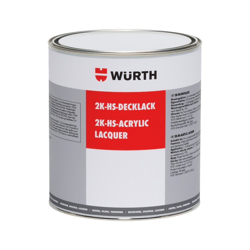 Peinture de finition acrylique HS bicomposant