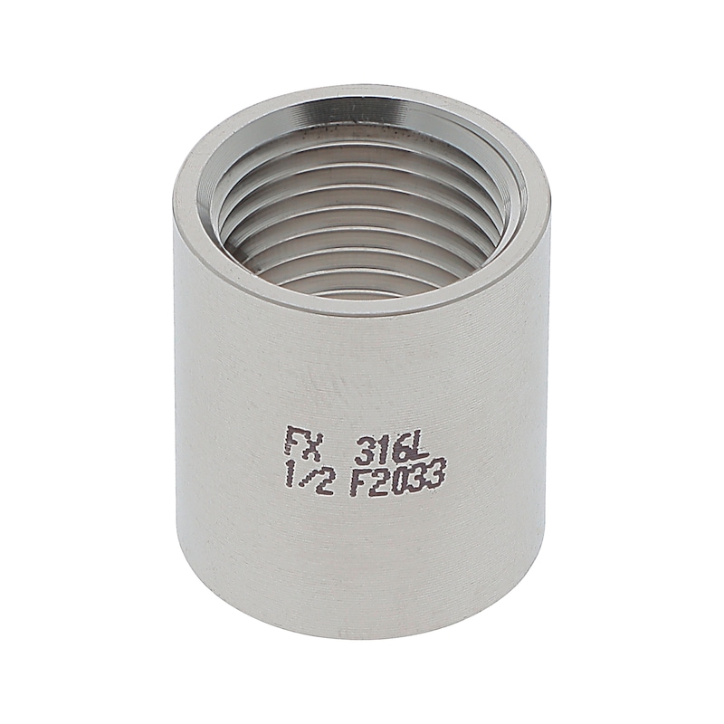 Embout femelle taraudé à souder inox A4 pour industrie