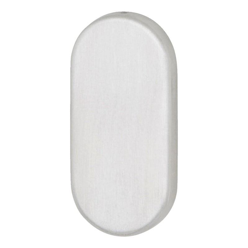 Rosace aveugle ovale pour portes à bâti tubulaire