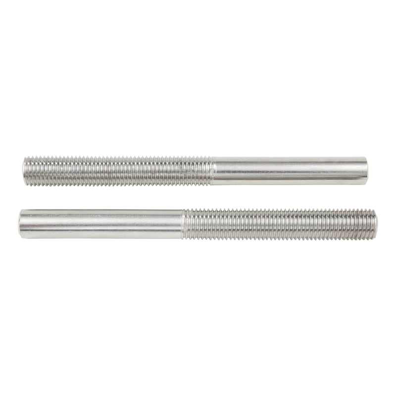 Embout à souder pour tendeur - DIN 34828 - inox brut A4