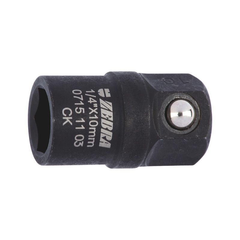 Adaptateur d'embout de vissage 1/4 - 10 mm