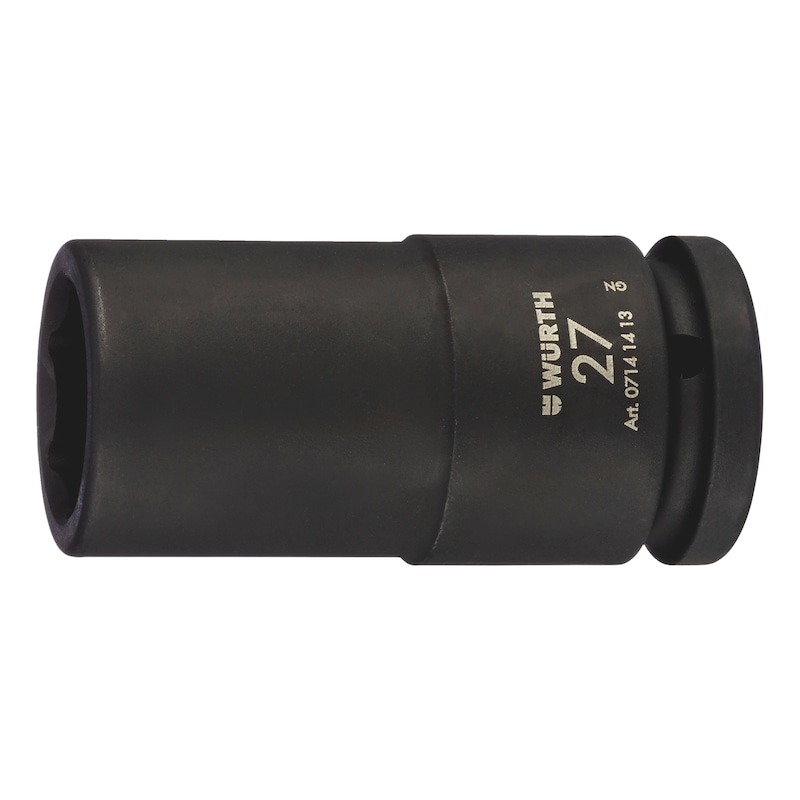 Douille à chocs 3/4 pouce 6 pans femelle longue métrique