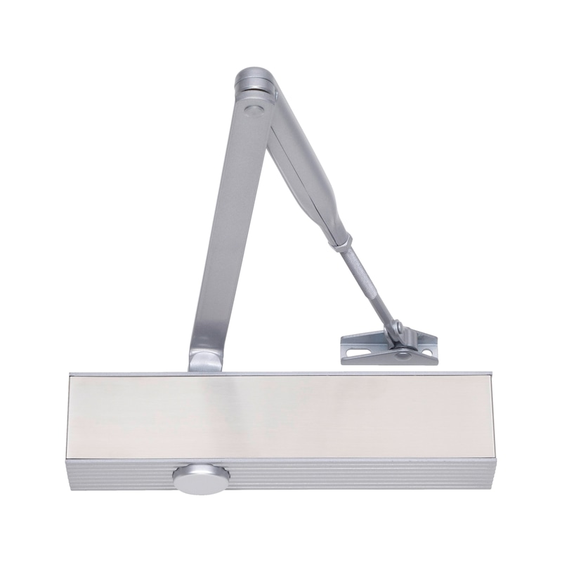 Ferme-porte STS 340 à bras compas - alu blanc RAL 9006