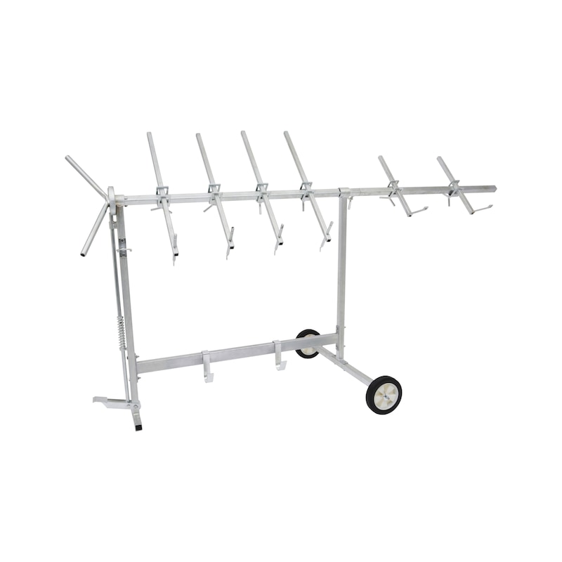 Chariot rotatif pour peinture de pièces démontées