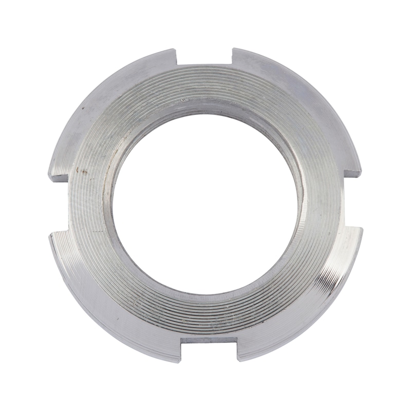Écrou cylindrique à encoches - DIN 70852 - acier brut