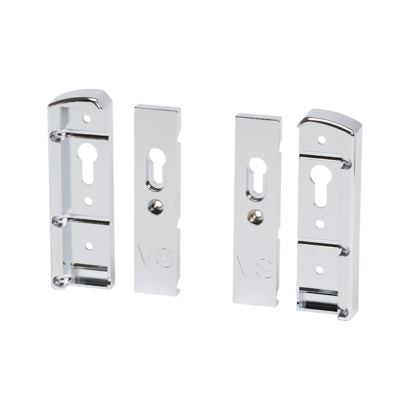 Kit de fixation pour panier coulissant sur façade