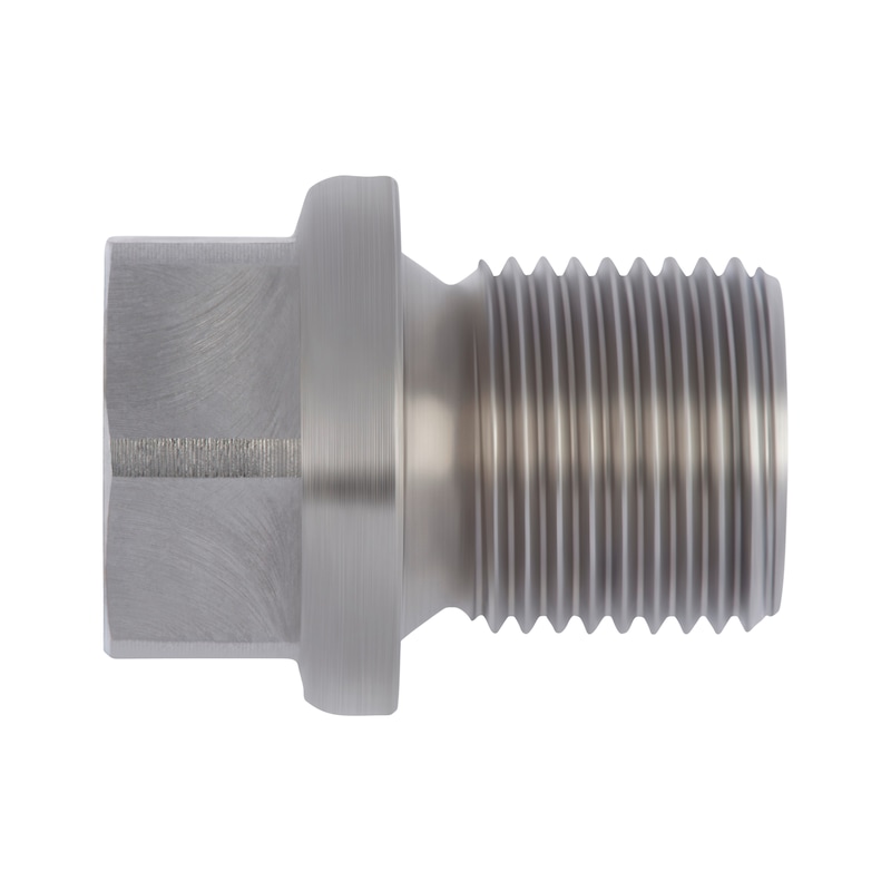 Bouchon d'étanchéité fileté - DIN 910 - acier brut - 6 pans extérieurs