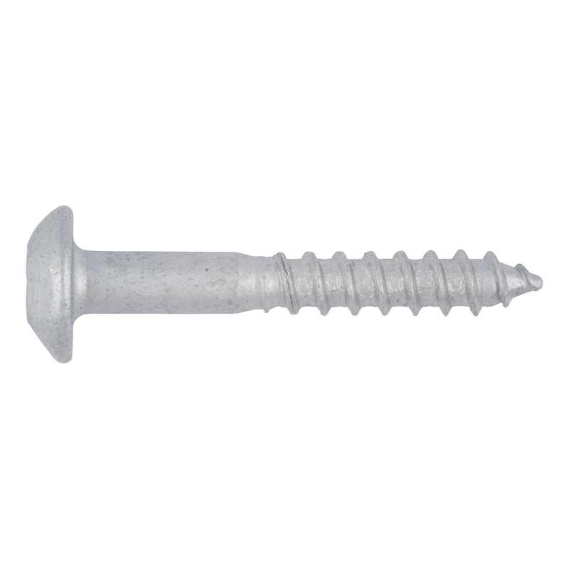 Vis à bois inviolable - acier Ruspert - tête forme diamant - empreinte AW