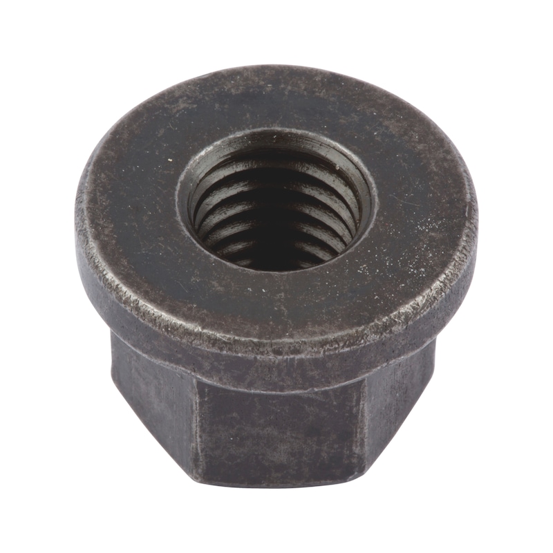 Écrou hexagonal forme haute à embase - DIN 6331 - acier brut 10