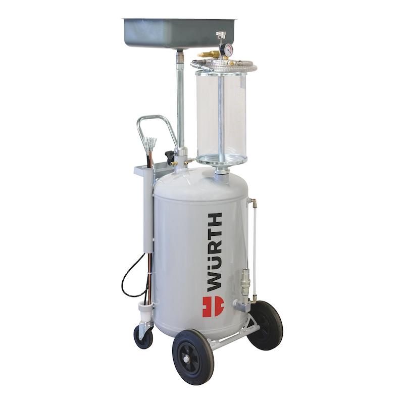 Récupérateur d'huile de moteur par aspiration/gravité - 80L