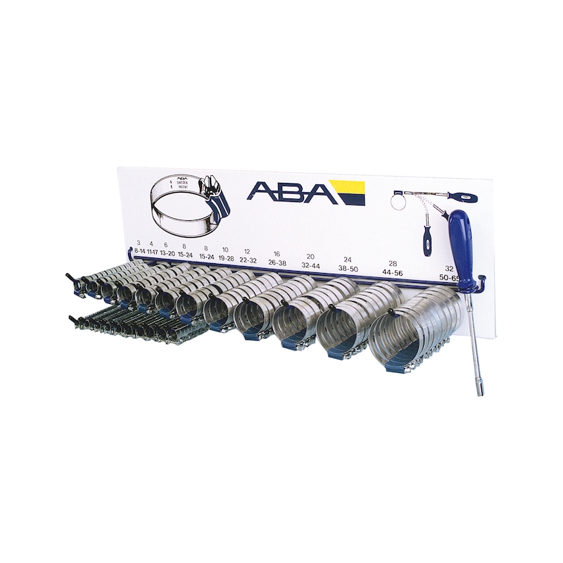 ABA hose clamp assortment from