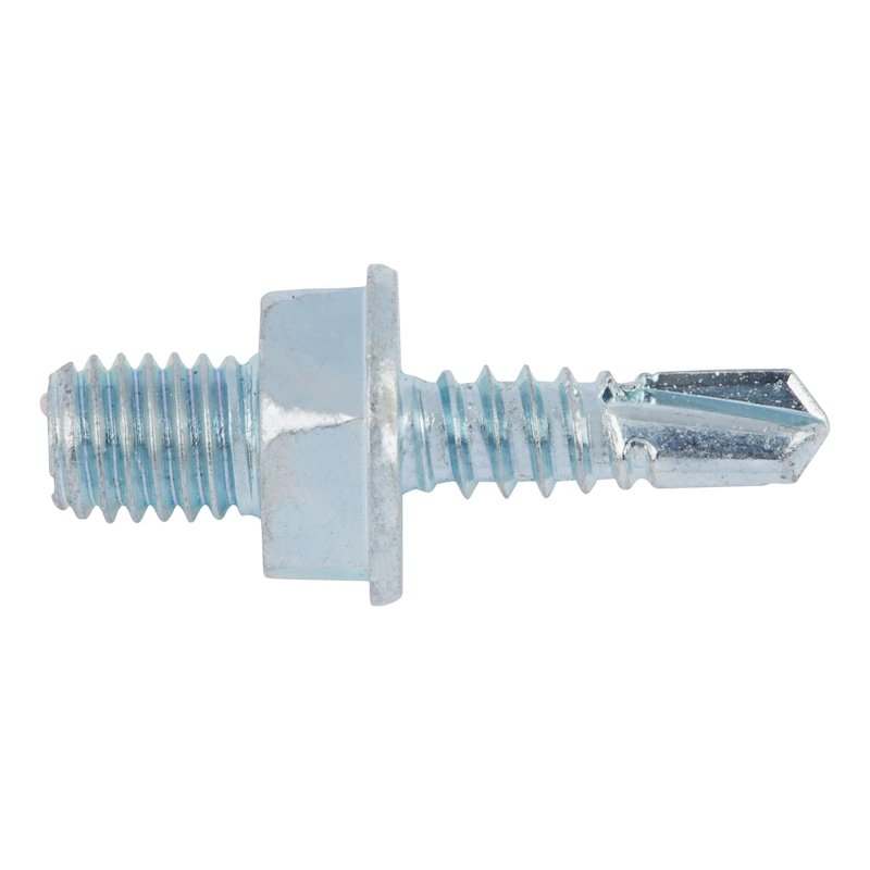 Vis autoperceuse Varibos - tête hexagonale - acier zingué (A2K) - six pans extérieurs