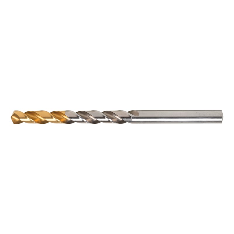 Twist drill bit HSS DIN 338 type RN TiN